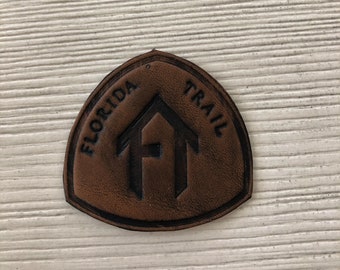 Florida Trail Marker Leather Patch