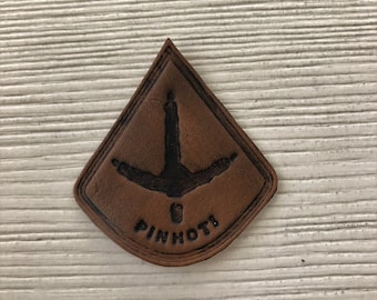 Pinhoti Trail Marker Leather Patch