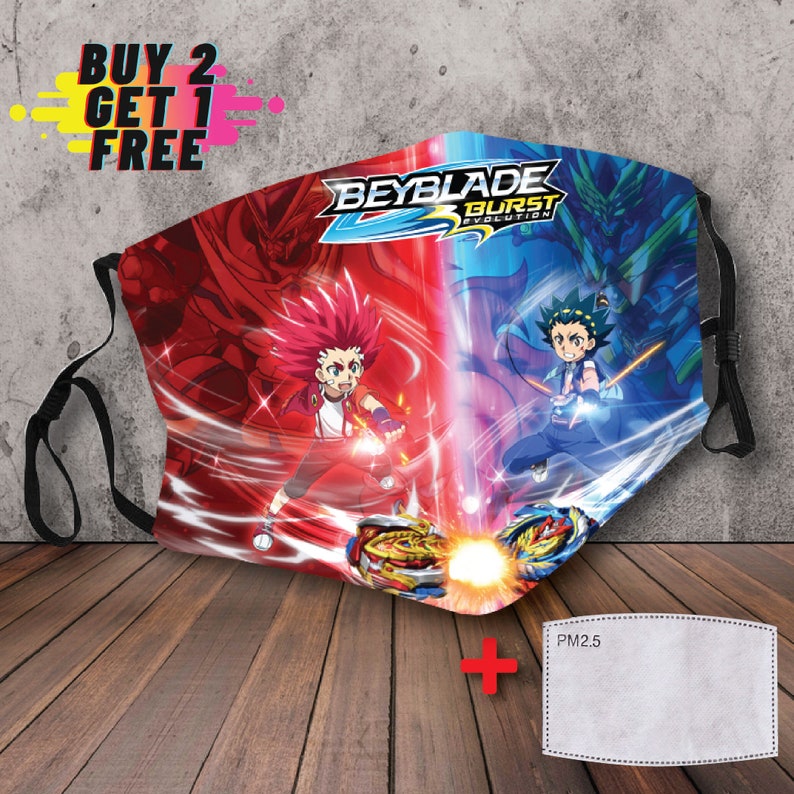Beyblade Face Mask Beyblade birthday Kids Face Mask With Etsy