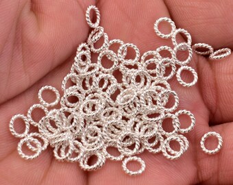 UNICRAFTALE 6 Tailles Environ 200pcs Anneaux de Sauts en Argent Fermés mais Non Soudés Anneaux de Connecteur de Bijoux Anneaux de Saut en Acier Inoxydable Connecteurs de Chaîne Anneau pour la