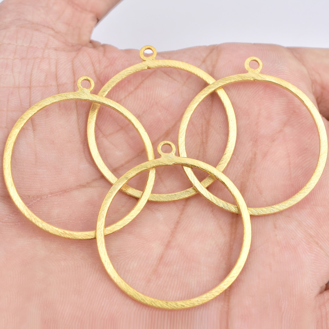 4pc 34x38gold Connector Links Earring Making Parts Gold Etsy