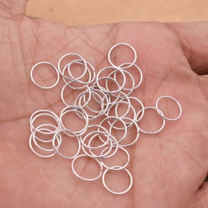 10mm - 178pc Silver Jump Rings, Open / Split Silver Plated Open Round Jump rings For Jewelry Making, O Rings, Metal Jump Rings