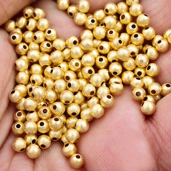 Gold spacer beads for jewelry making outlet