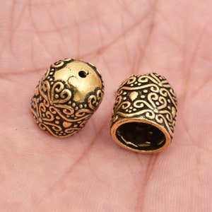 Gold kumihimo End Caps, Gold End Caps For Leather Cord, Tassel Caps, Gold Plated kumihimo Caps, Glue In End Caps, 9mm Gold Cord Ends