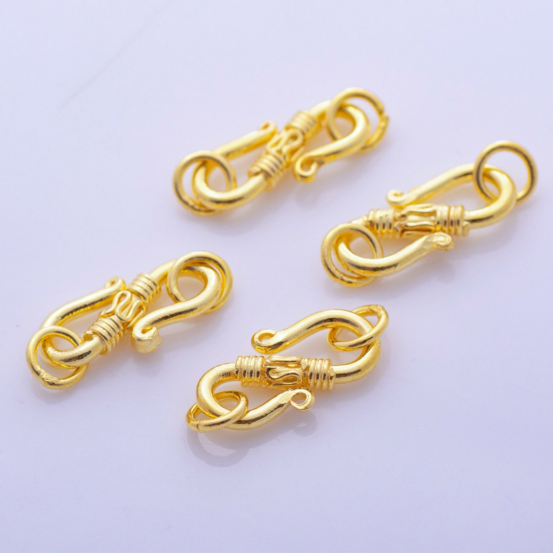 4Pcs30mm Gold S Clasps Gold Plated S Clasps For Jewelry Etsy