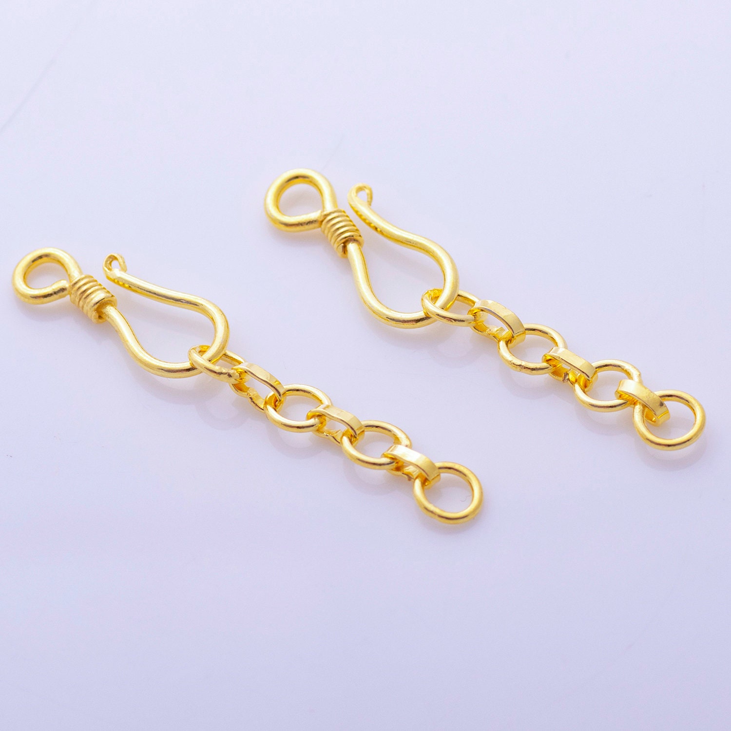 4Pcs54mm Gold S Clasps For Bracelets Gold Plated S Clasps Etsy