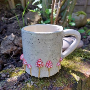 Ceramic Handmade Mushroom/Toadstool Mug