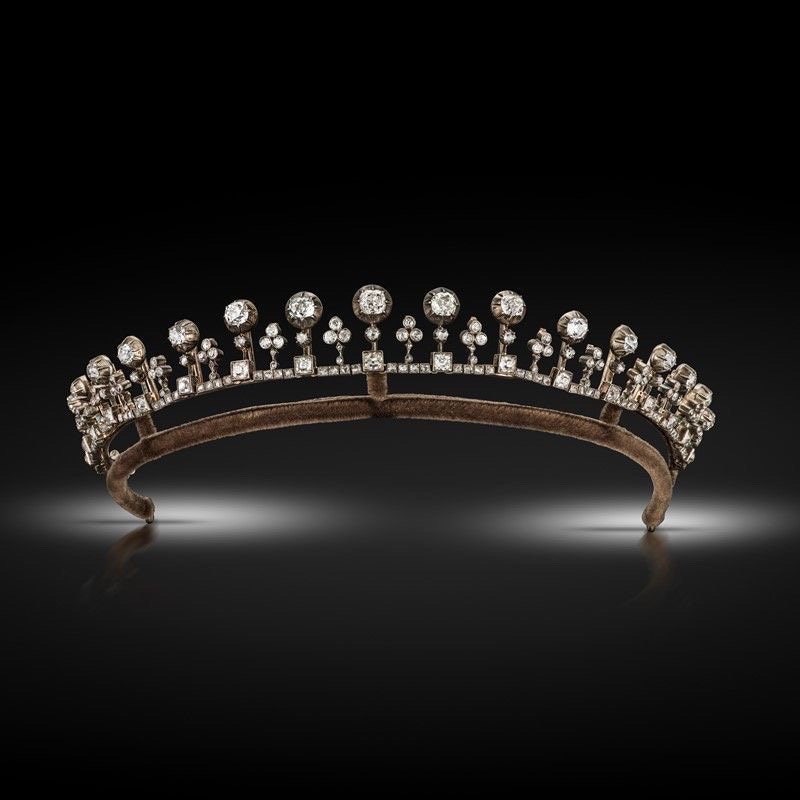 Tiara Diamond Tiara Silver Jewellery Etsy