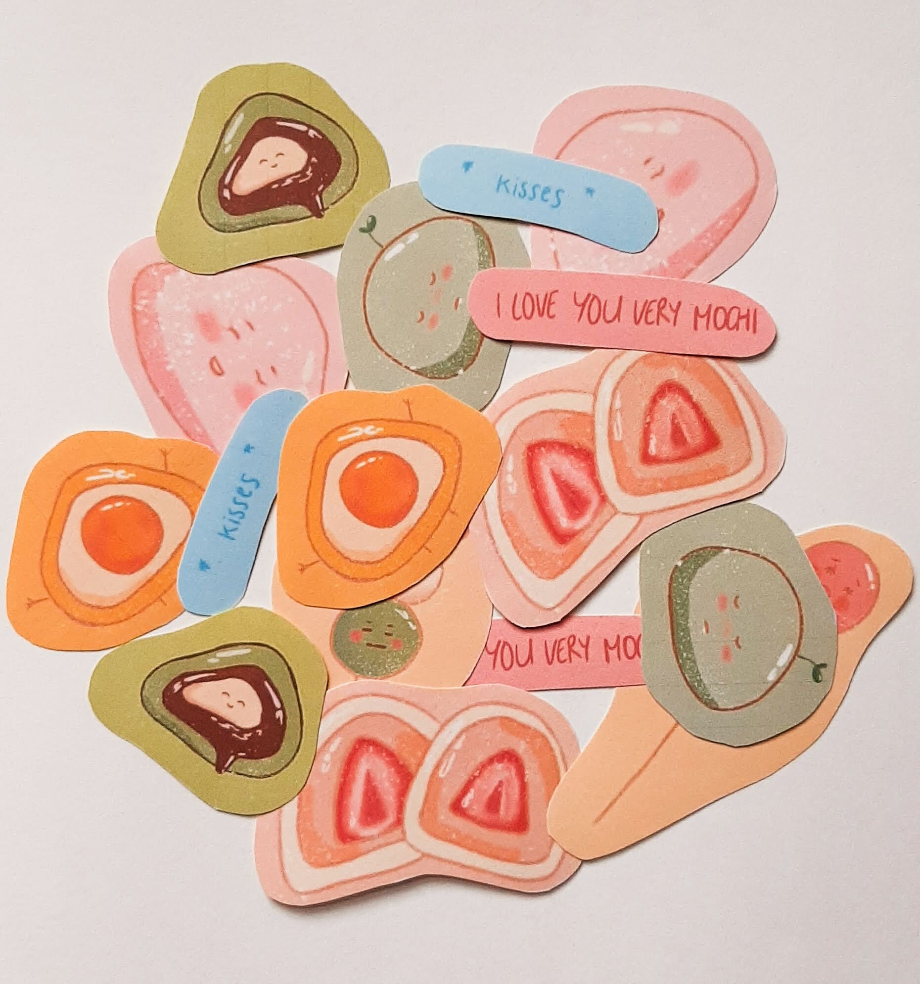 cute-mochi-stickers-kawaii-scrapbook-stickers-etsy