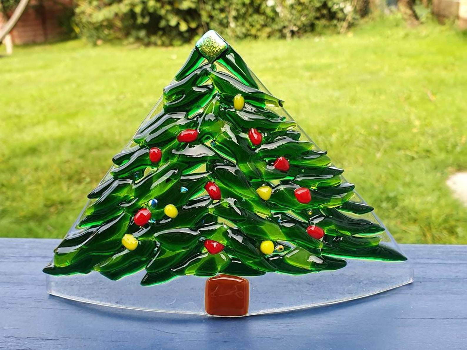 Curved Standing Christmas Tree Etsy Nederland