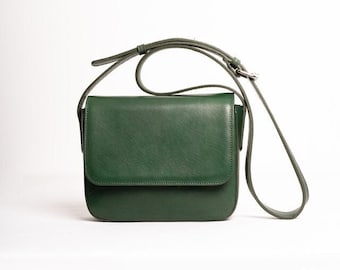 Leather shoulder bag - Aesthetic shoulder bag - Spring bag - Classic shoulder bag - slow fashion