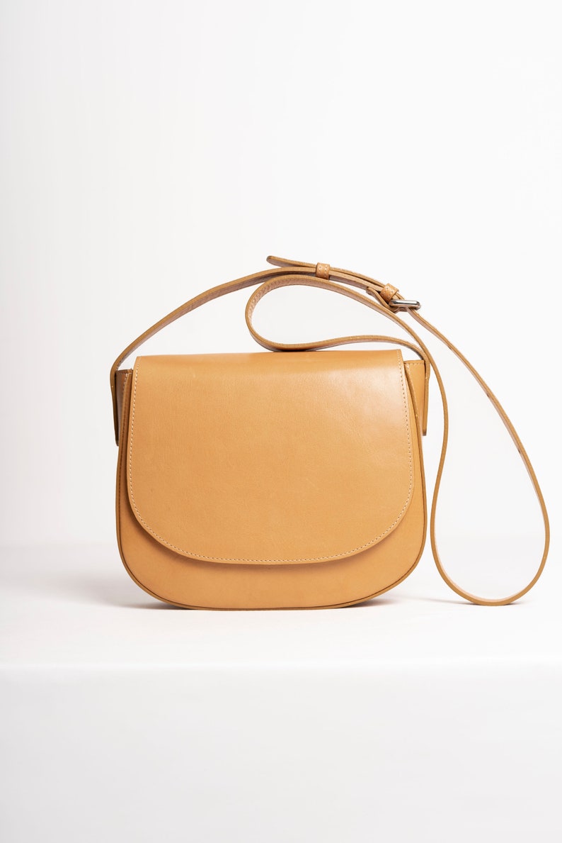 Leather Handbag Charms Aesthetic Classic Shoulder Bag Spring Crossbody Bag for Slow Fashion Lovers image 1