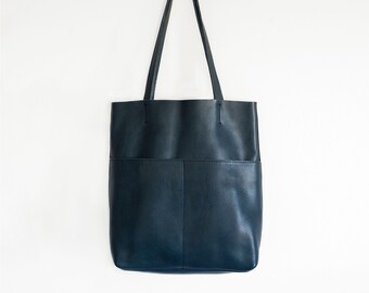 Leather tote bag - Leather purse - Full grain leather