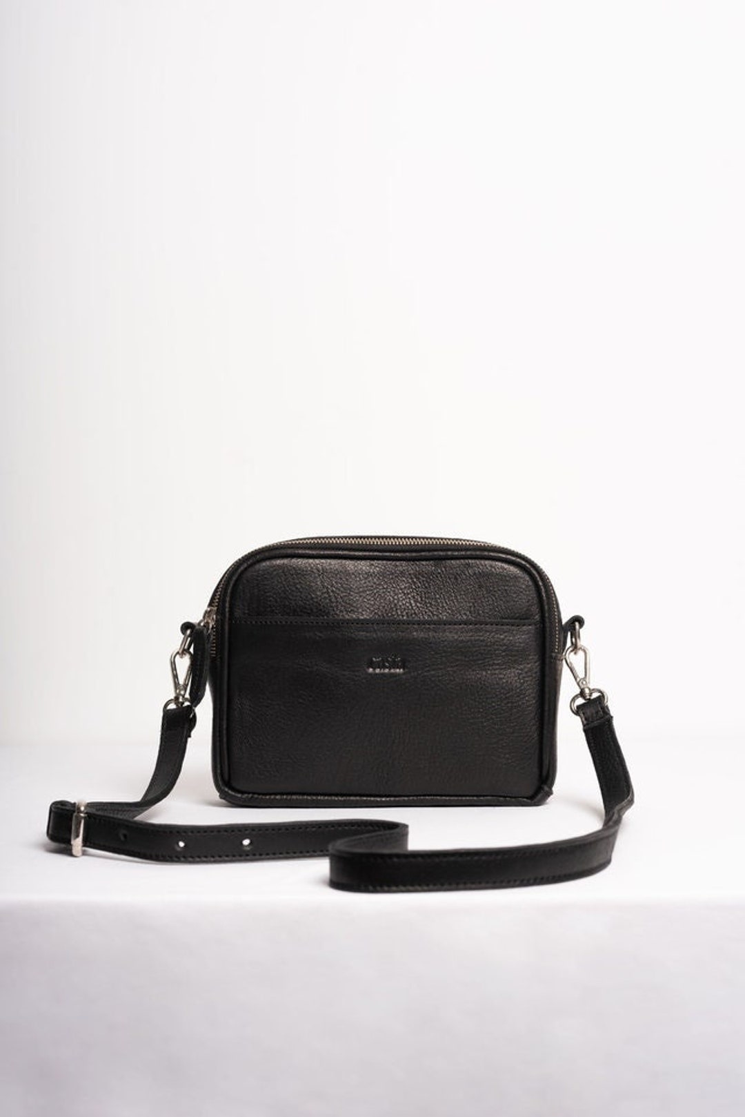 Small Black Crossbody Bag Leather Crossbody Bag Classic Shoulder Bag