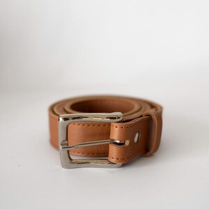 Leather Belt - Leather Men Belt - Classic Leather Belt 35mm - Leather Women  Belt - Metal Buckle Leather Belt -