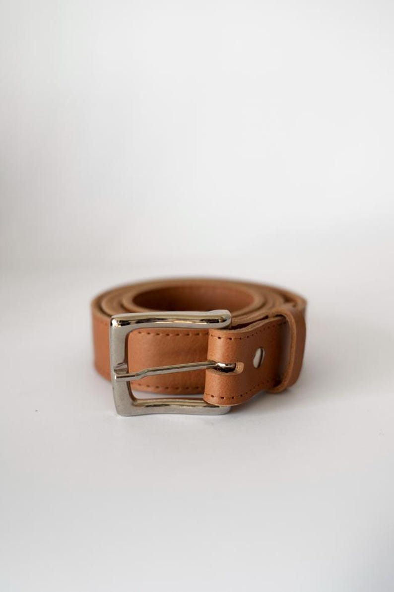 Leather Belt - Leather Men Belt - Classic Leather Belt 35mm - Leather Women  Belt - Metal Buckle Leather Belt -
