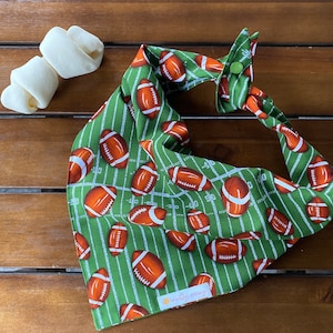 Football Dog bandana, Turf Dog Bandana, Football Field Dog Bandana, Sports Dog Bandana, Football, Football Lovers,Football Present, Football