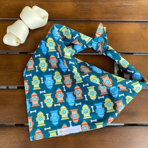 Fire Hydrant Dog Bandana, Fire Hydrant, Cute Dog Bandana, Fun Dog Bandana, Fire Hydrants, Dog Bone, Gift for Dogs, Gift For Dog Lovers