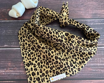 Cheetah Dog Bandana, Animal Dog Bandana, Animal Print Dog Bandana, Cheetah Print Dog Bandana, Fun Dog Bandana,Cute Dog Bandana,Cheetah Print