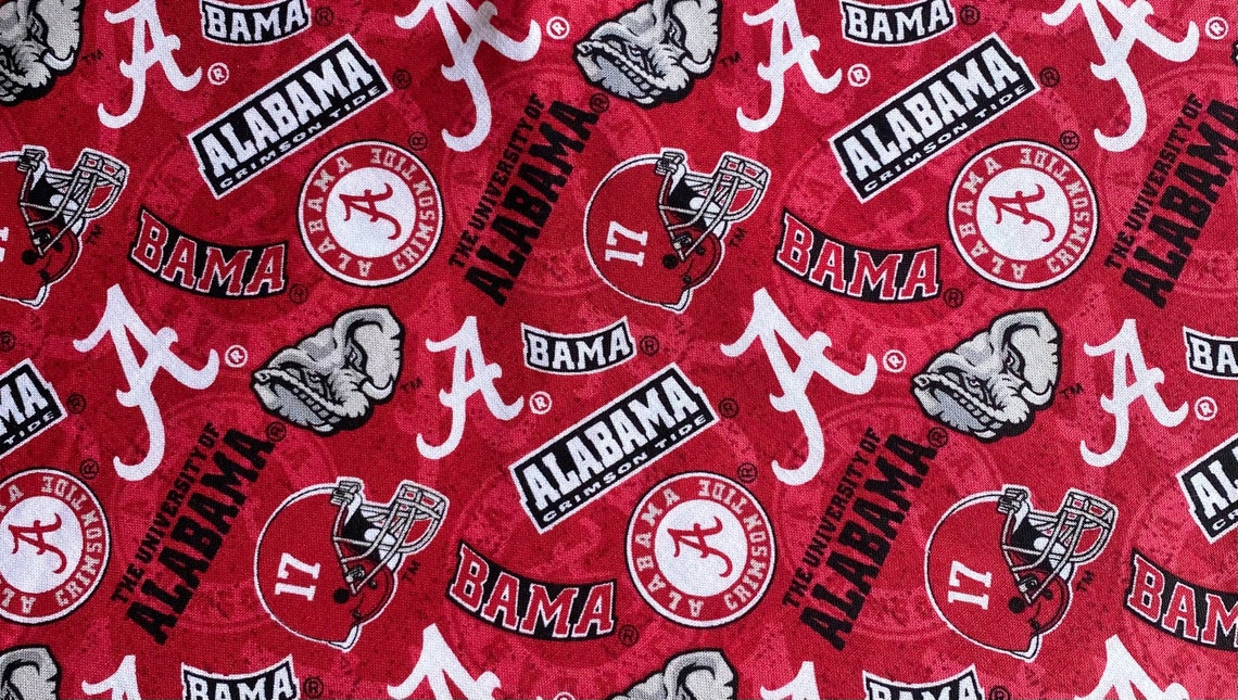 Alabama Crimson Tide Dog Bandana Alabama Football Dog Etsy