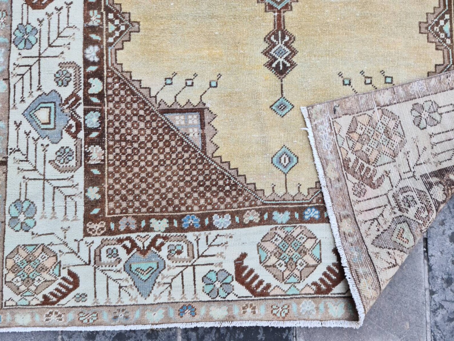 Art Deco Rug Retro Area Rug Area Rug Turkish Rug Large Etsy