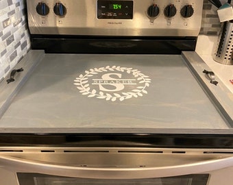 Stove Top Cover Gas Stovetop Cover Farmhouse Kitchen Decor Etsy