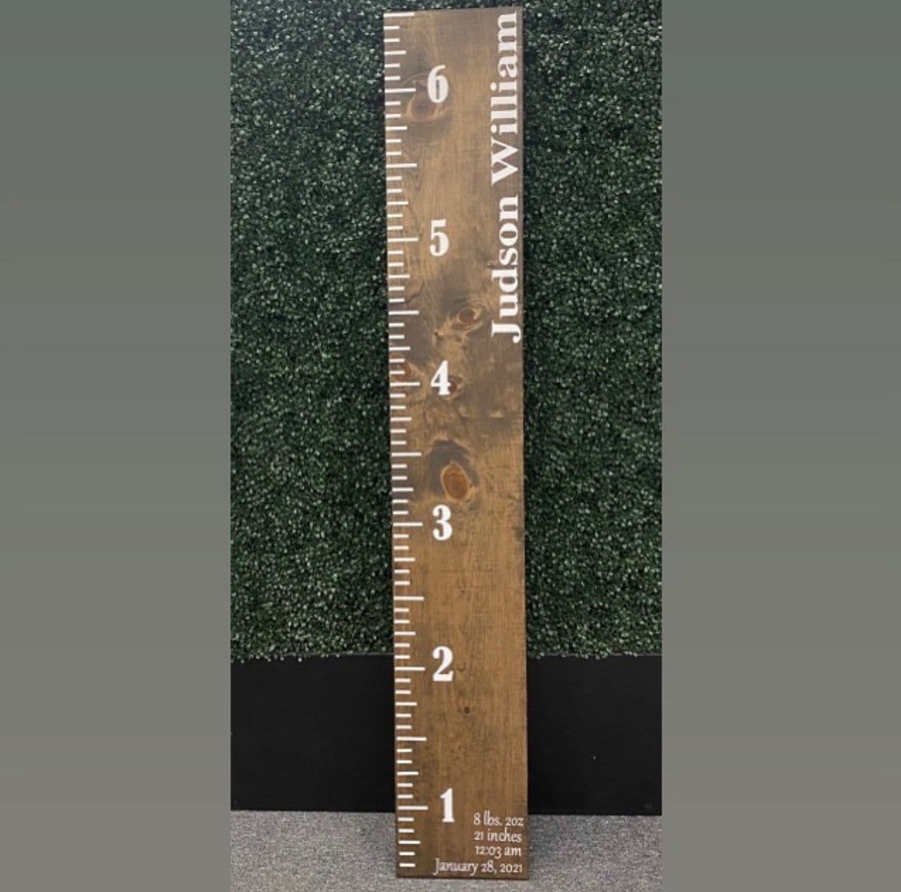 Giant Ruler Props Personalized Wooden Growth Chart: Giant Ruler, Family Keepsake - Etsy
