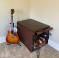 Dog Kennel Wood Table Top, Dog Kennel Cover, Farmhouse Dog Kennel Top, Dog Crate Topper, Dog Crate Table, Wire Crate Cover, Farmhouse Crate
