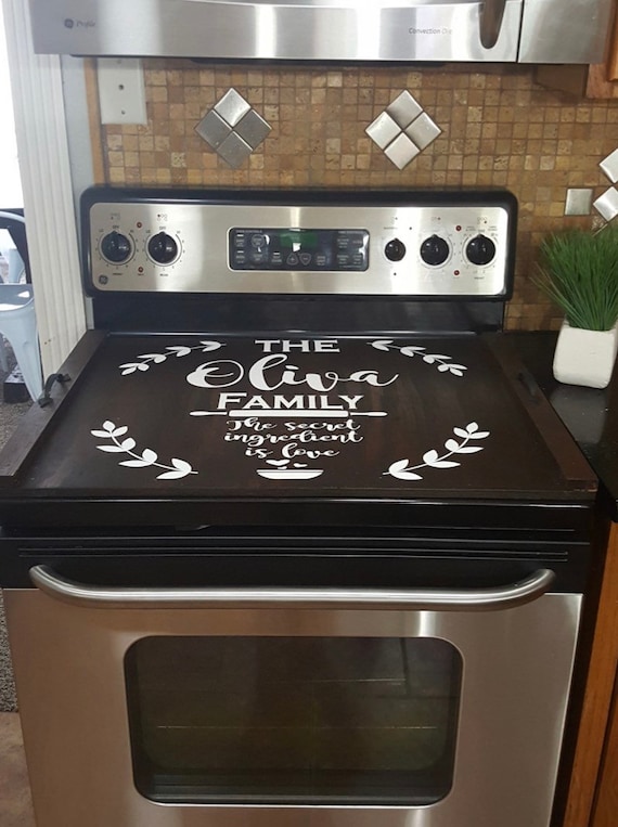 Stove Top Cover Wood-noodle Board-electric Stove Cover-kitchen Decor-wood  Cooktop Cover-rustic Stove Top Cover for Flat Top Stove-gas Stove 