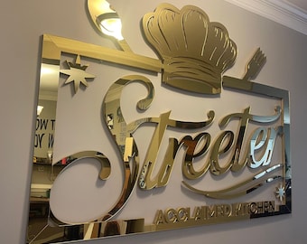 Business Logo Sign, Laser Cut Sign, Beauty Salon Sign, 3D Business Sign, Business Sign, Custom Laser Cut Signs, Logo With Raised 3D Design