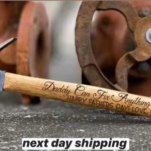Fathers Day Gift From Daughter First Father’s Day Gift Fathers Day Present Gift from Son Gift for Grandpa Personalized Hammer Hammer For Dad