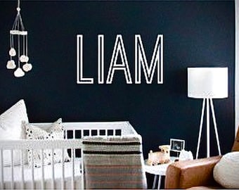 Personalized Wooden Name Sign: Nursery Decor, Custom Baby Name