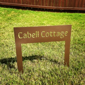 Address  Yard Sign, Front Door  Stake, Yard Sign, Gift for Family, Closing Gifts, Housewarming Gift,  Yard Sign, Address Sign Gift