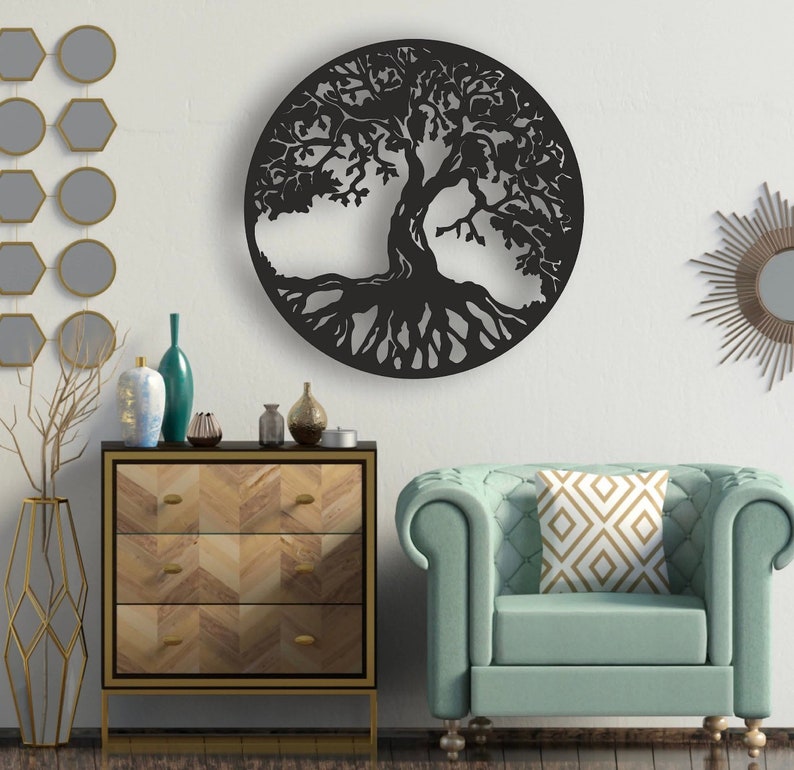 Tree of Life Wood Wall Art Tree of Life Wall Decor Tree Wall Etsy