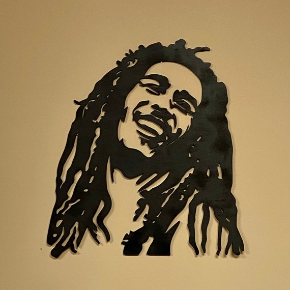 Bob Marley Metal Wall Art Marley Decor Reggae Decor Jamaican Decor Rasta Decor Bob Marley Portrait Gift Etsy