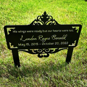 Custom Memorial Yard Sign: Personalized Remembrance Stake