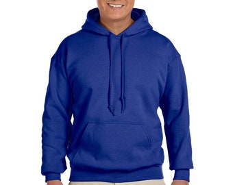 Gildan Heavy Blend Hoodie: 50/50 Cotton-Poly Fleece Sweatshirt