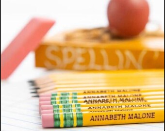 Lápices personalizados n.° 2: útiles escolares infantiles con grabado personalizado