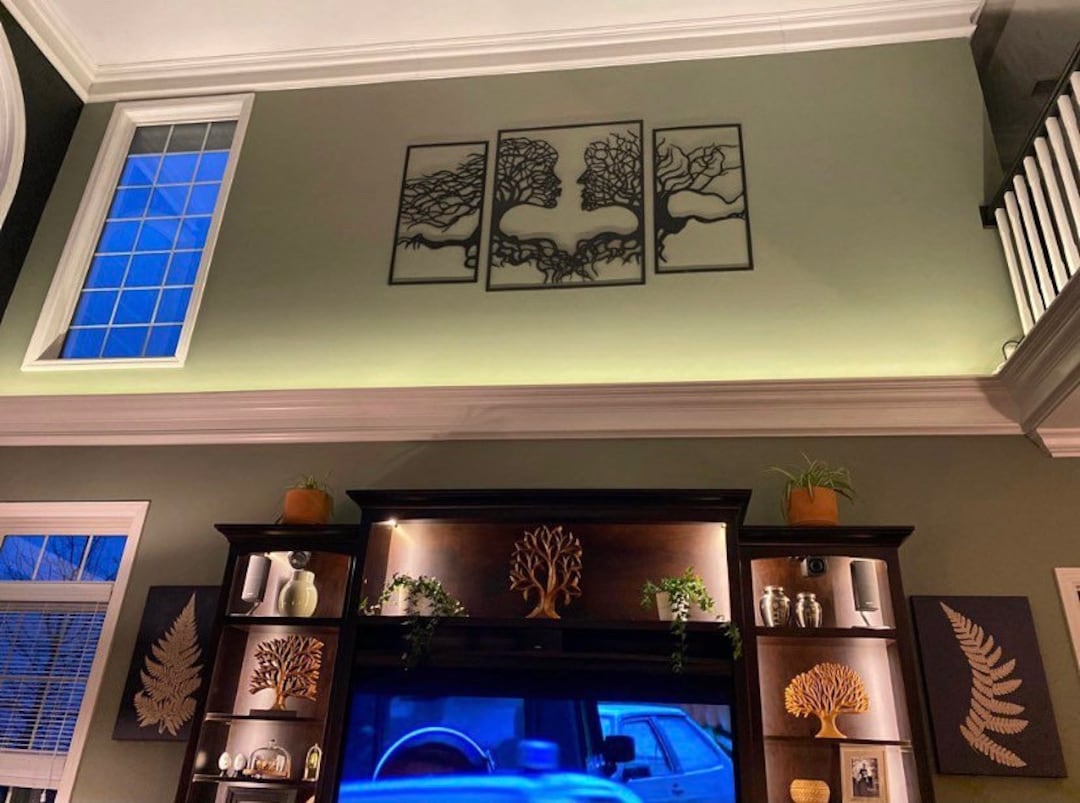 Tree of Life Metal Wall Art: Large 3-panel Home Decor - Etsy