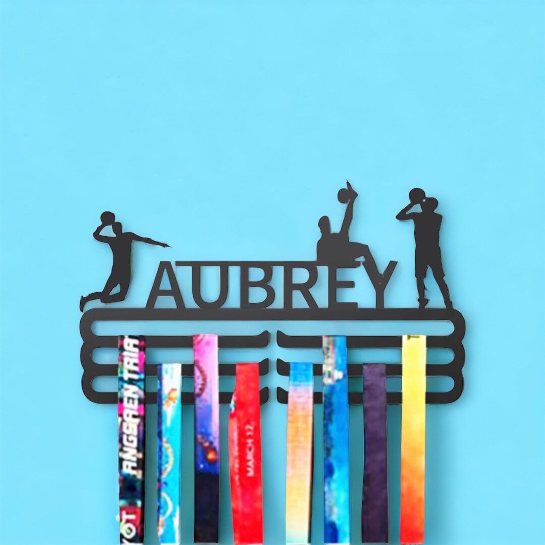Personalized Medal Holder: Custom Sports Award Display Rack - Etsy