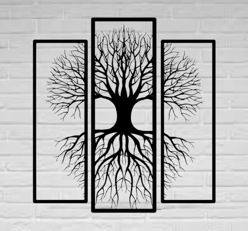 Tree of Life Metal Wall Art Tree of Life Wall Decor Gallery Etsy