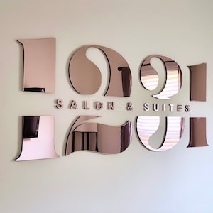 Laser Cut Logo Sign, Beauty Salon Sign, 3D Business Sign, Business Signboard, Custom Laser Cut, Logo With Raised 3D Design, Dentist Sign