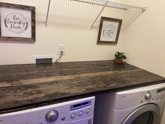 34 Laundry Countertop Ideas for Perfect Storage and Organization