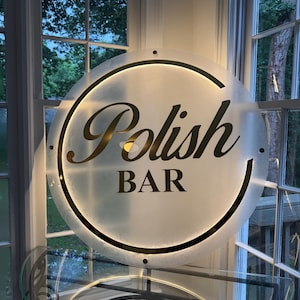 Custom Business Logo Sign: Laser Cut Wood or Acrylic, Indoor/Outdoor