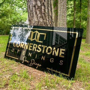 3D Business Logo Sign: Custom Laser Cut Baltic Birch or Acrylic