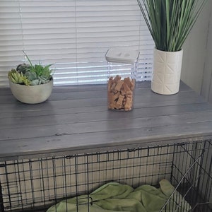 Dog Kennel Wood Table Top Dog Kennel Cover Farmhouse Dog Kennel Top Dog Crate top Dog Crate Table Crate Cover Dog Kennel Furniture