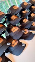 Bulk Custom Logo Hats – Personalized Patch Hats – Richardson 112 & Yupoong – Leatherette Patch – Business Logo Hats – Trucker Style product logo