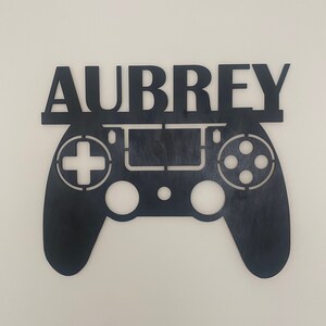 Gaming Room Decor: Metal & Wood Gamer Wall Art Panel
