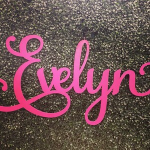 Custom Wooden Name Sign Nursery Name Sign Nursery Decor Baby Name Sign Laser Cut Name Nursery Wall Art Custom Wood Name Signs Gift