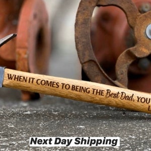 Fathers Day Gift From Daughter First Father’s Day Gift Fathers Day Present Gift from Son Gift for Grandpa Personalized Hammer Hammer For Dad